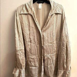 100% silk Jones New York Blouse
